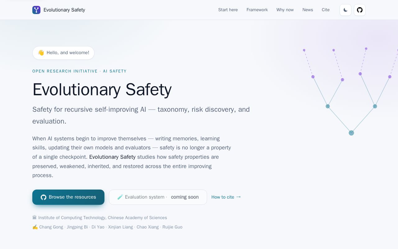 Preview of Evolutionary Safety Rsi