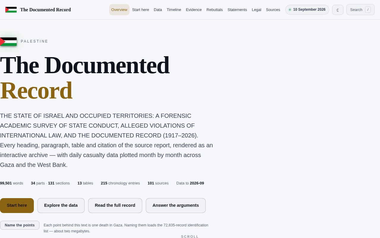 Preview of Palestinerecord Github Io
