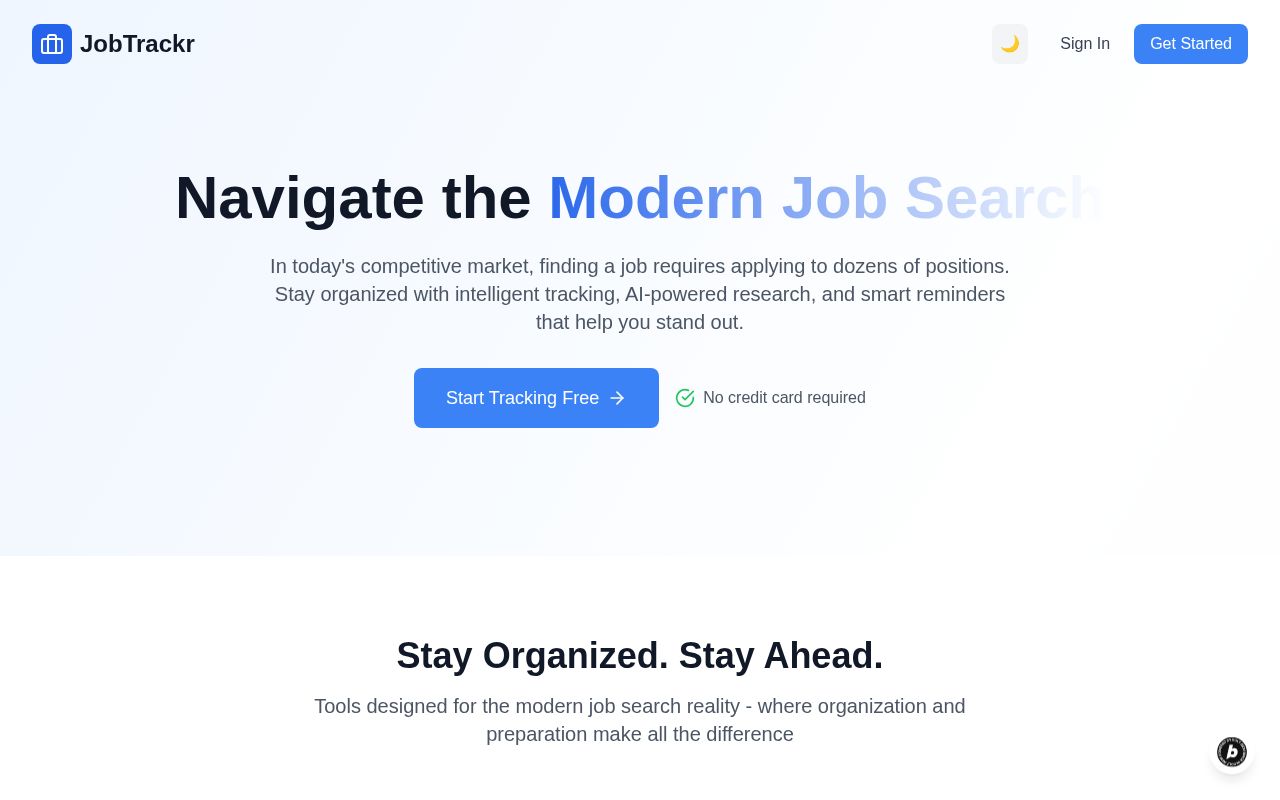 Preview of JobTrackr