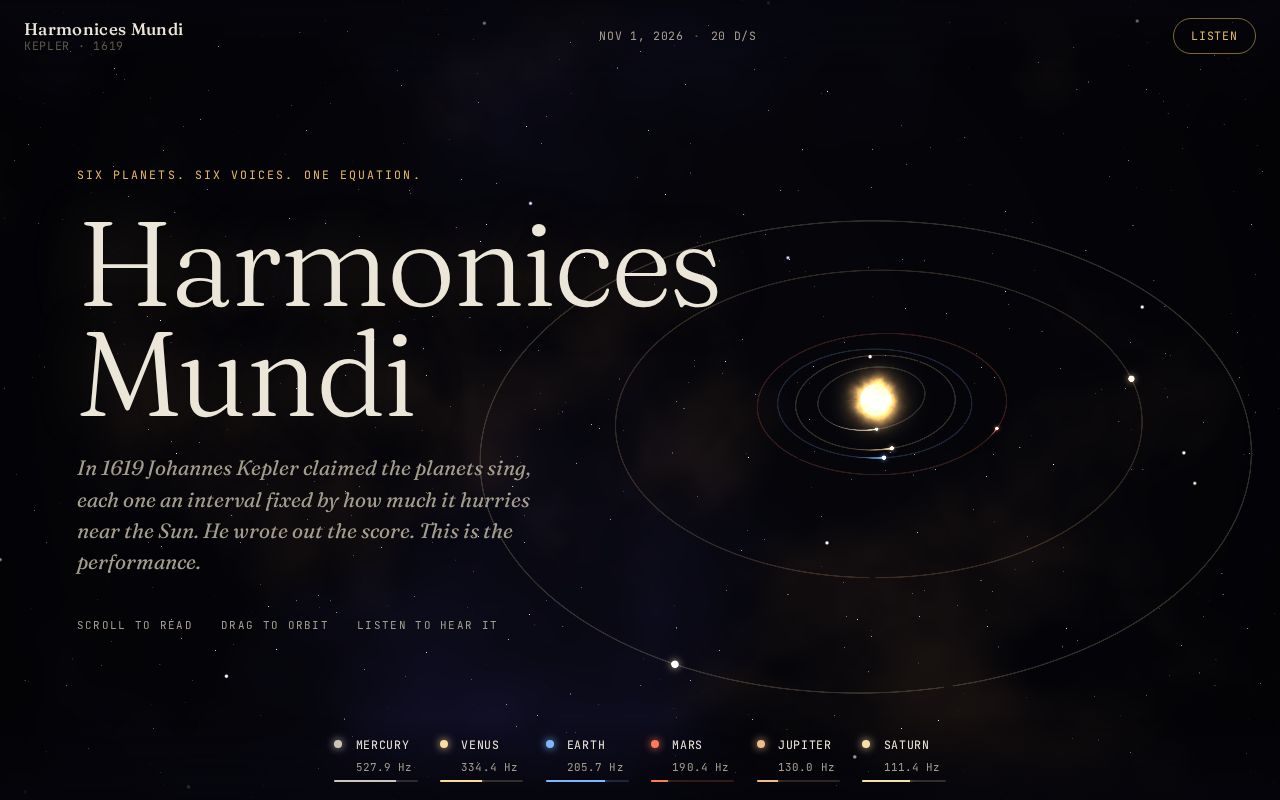 Preview of Harmonices Mundi