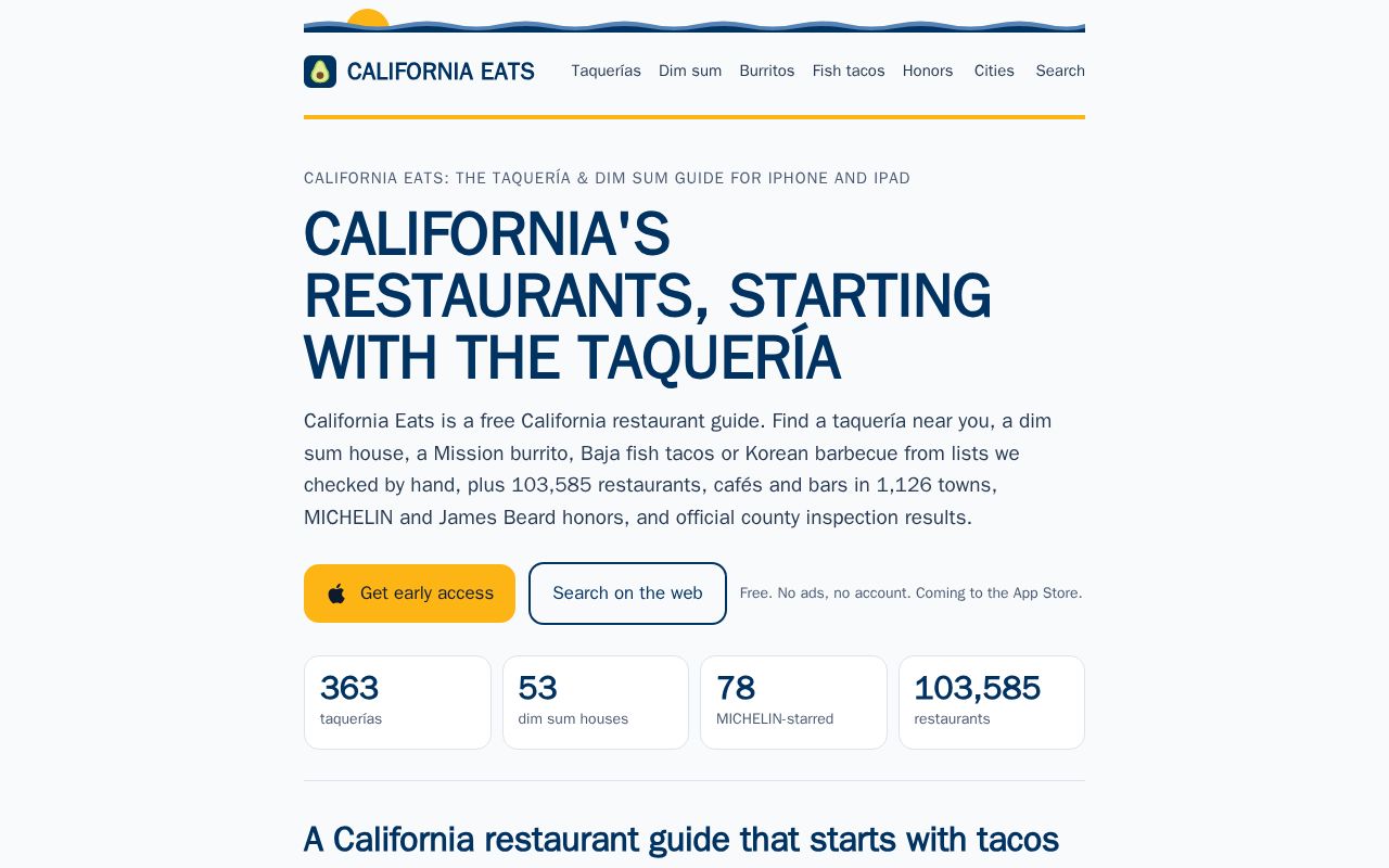 Preview of California Eats
