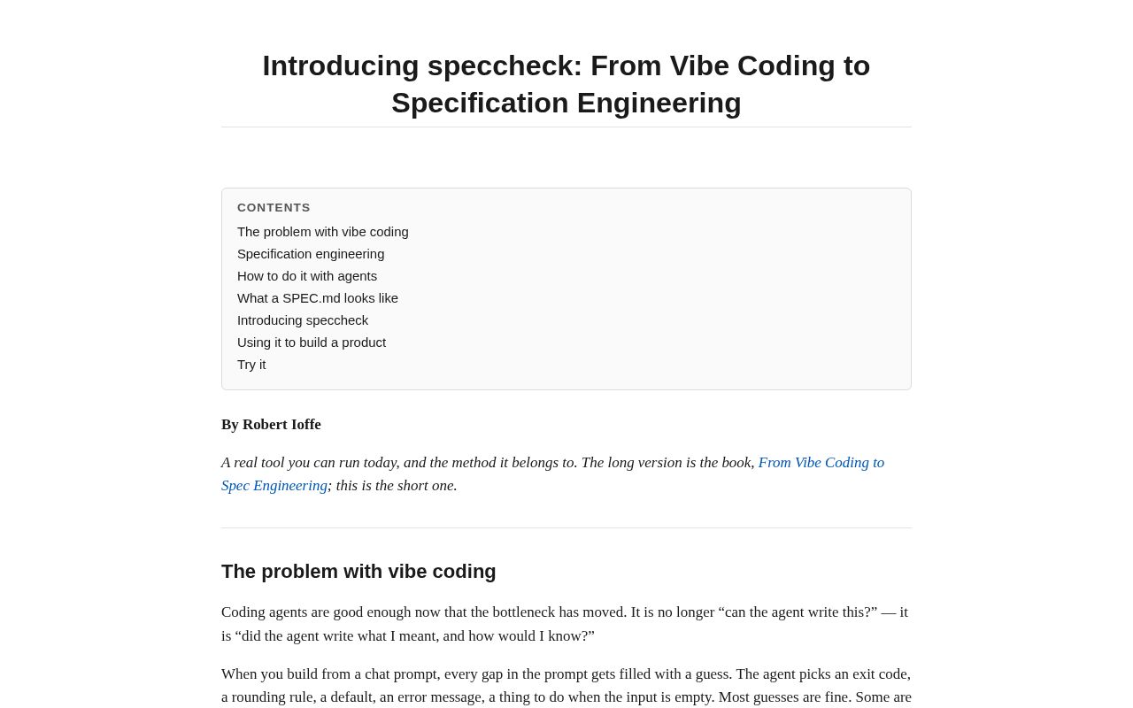 Preview of Speccheck