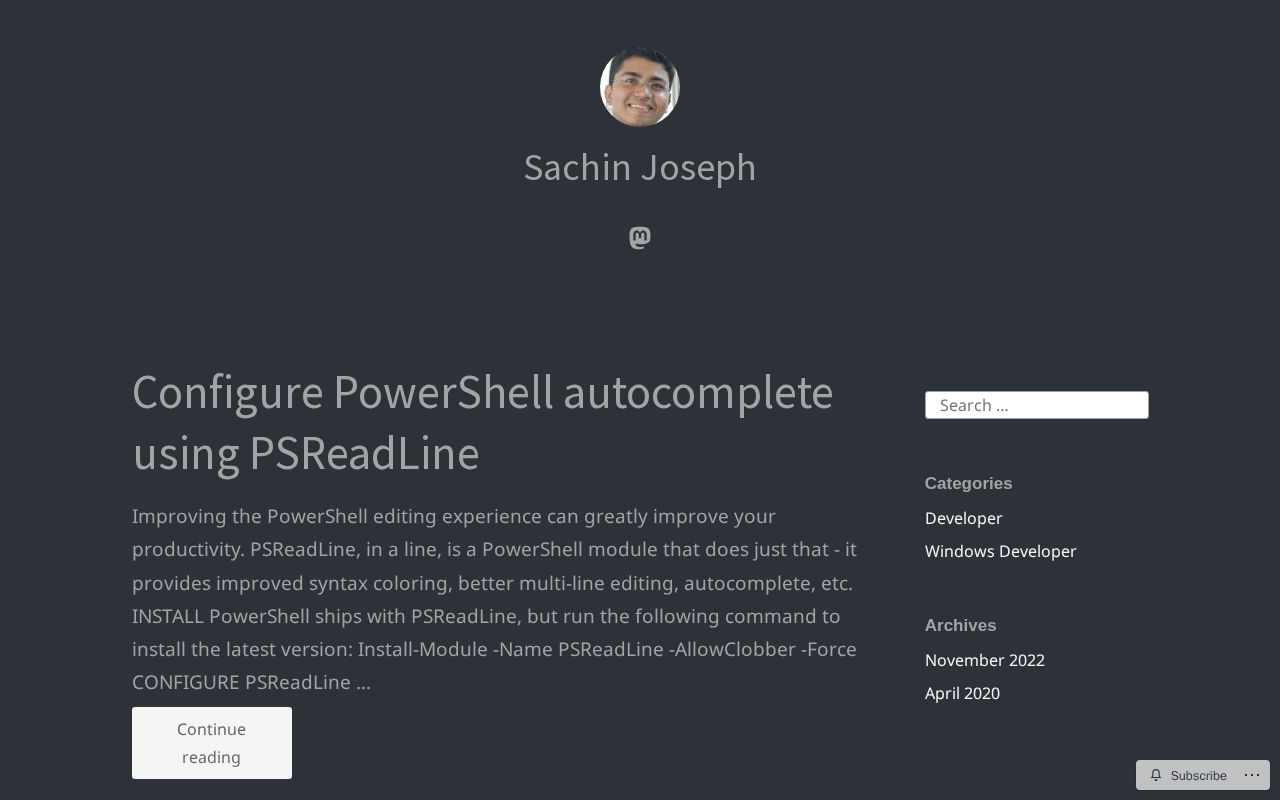 Preview of Sachinjoseph Site