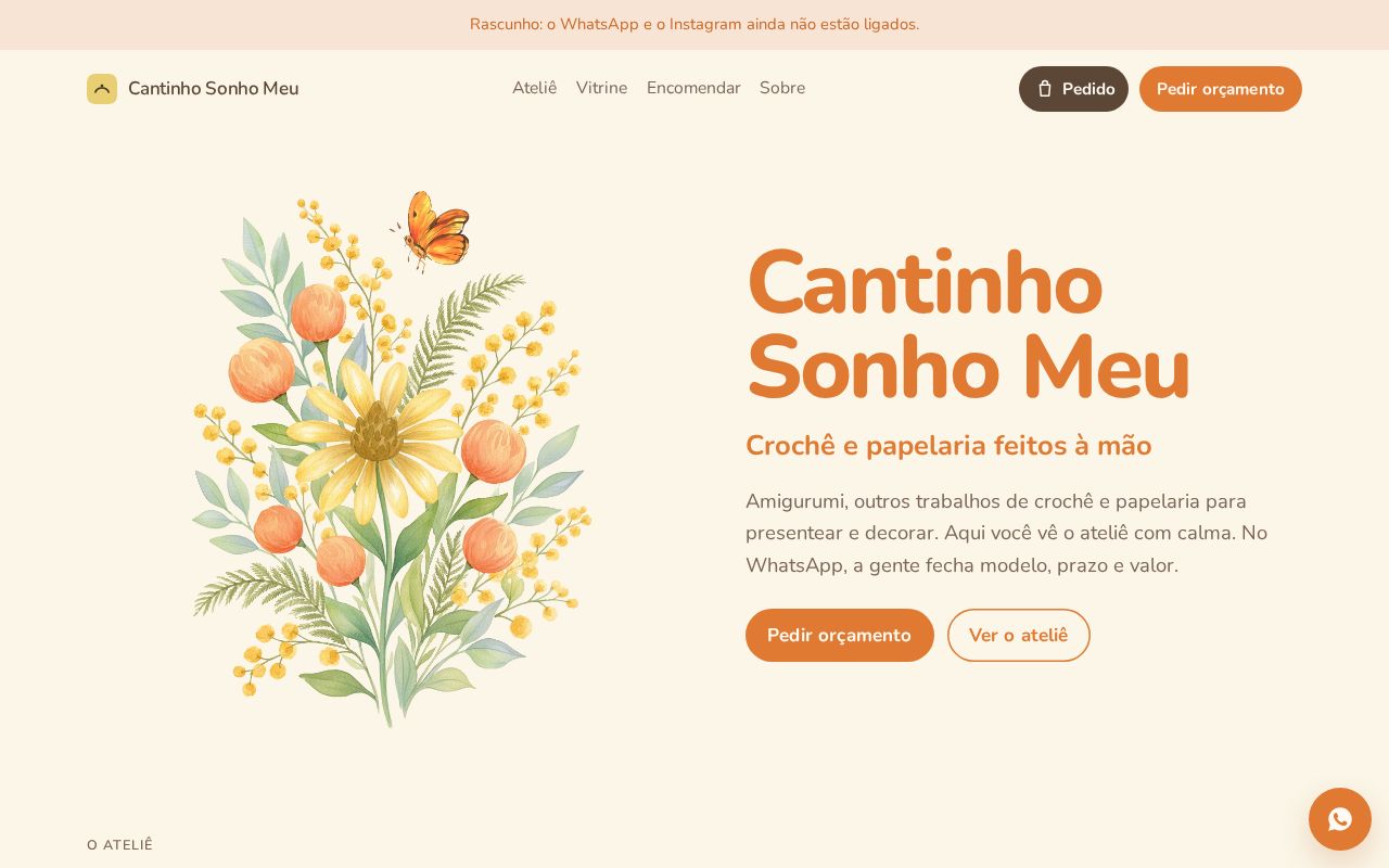 Preview of Cantinho Sonho Meu