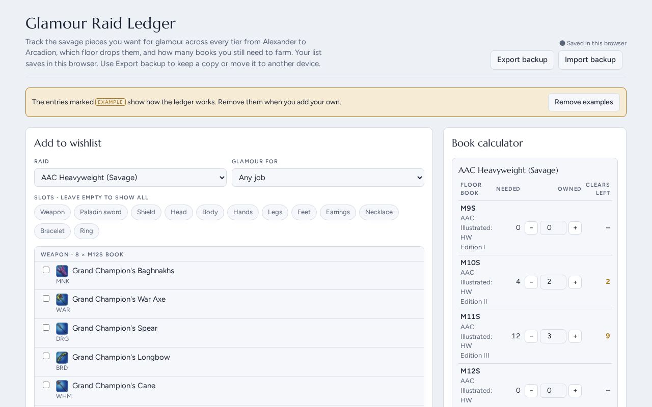 Preview of Glam Ledger