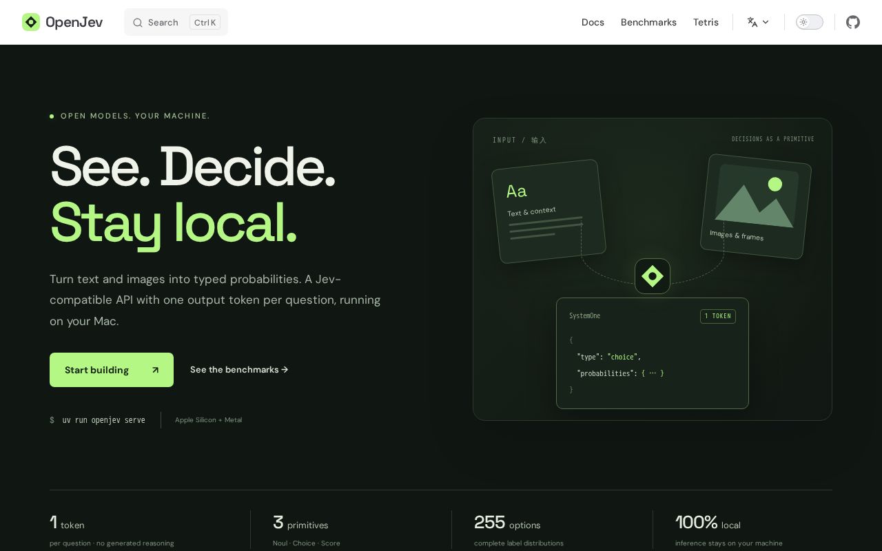 Preview of Openjev Multimodal