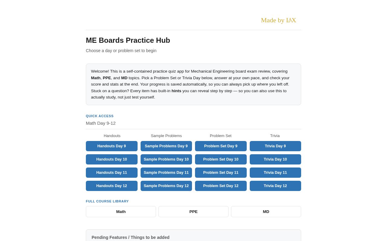 Preview of Me Boards Practice Hub By Lax