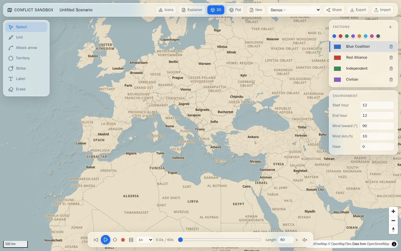 Preview of Conflict Sandbox