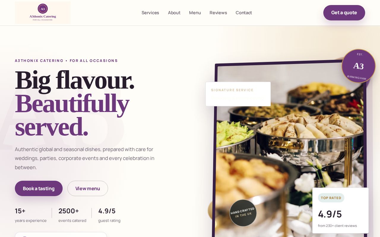 Preview of A3thonix Catering
