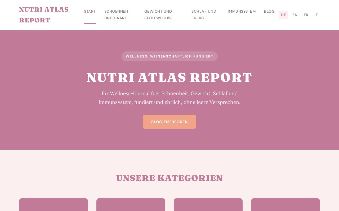 Preview of Nutri Atlas Report