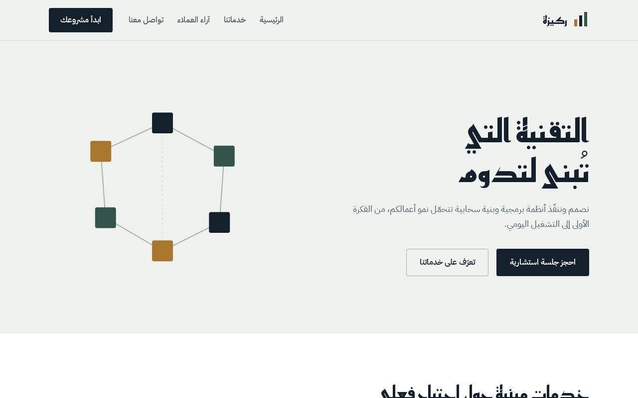 Preview of Rakeeza Landing Page