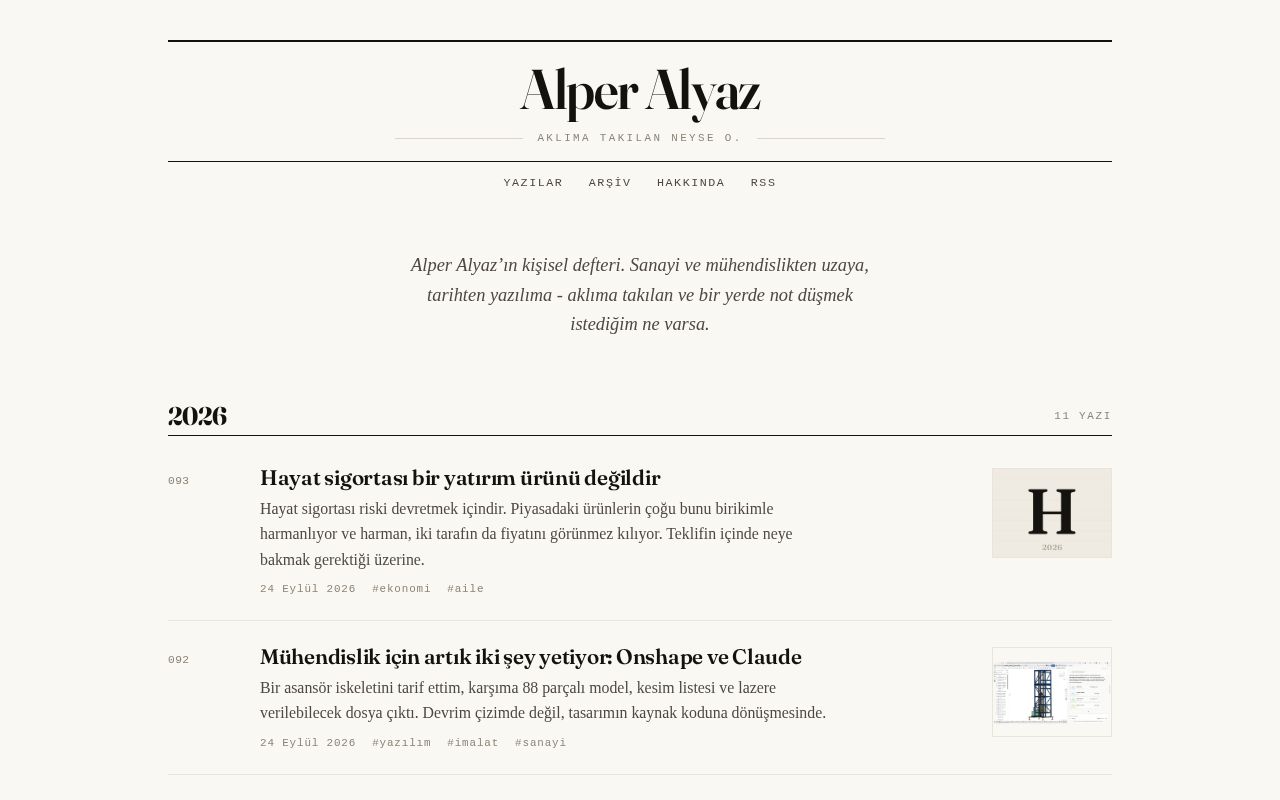 Preview of Alperalyaz Github Io