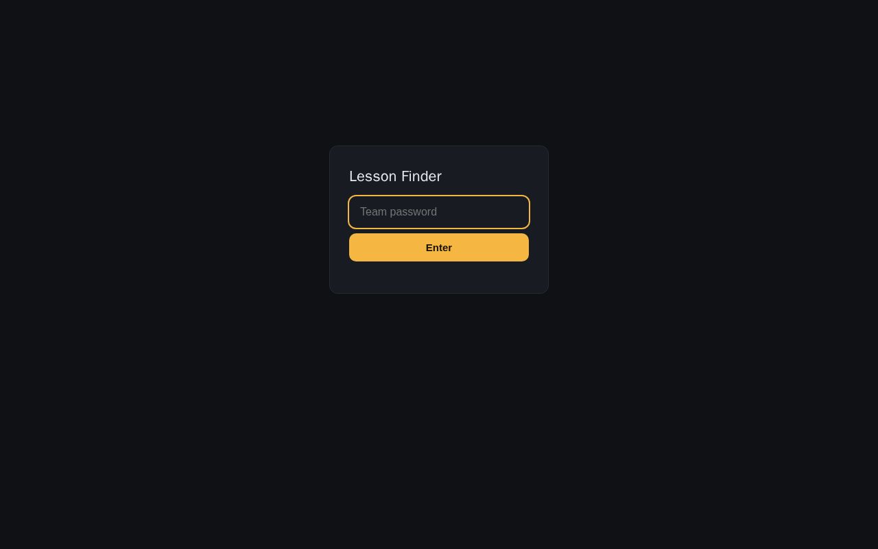 Preview of Lesson Finder