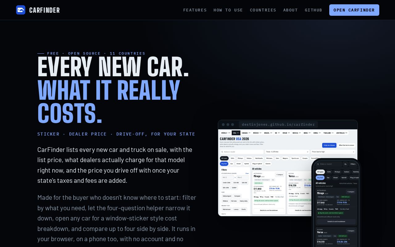 Preview of Carfinder