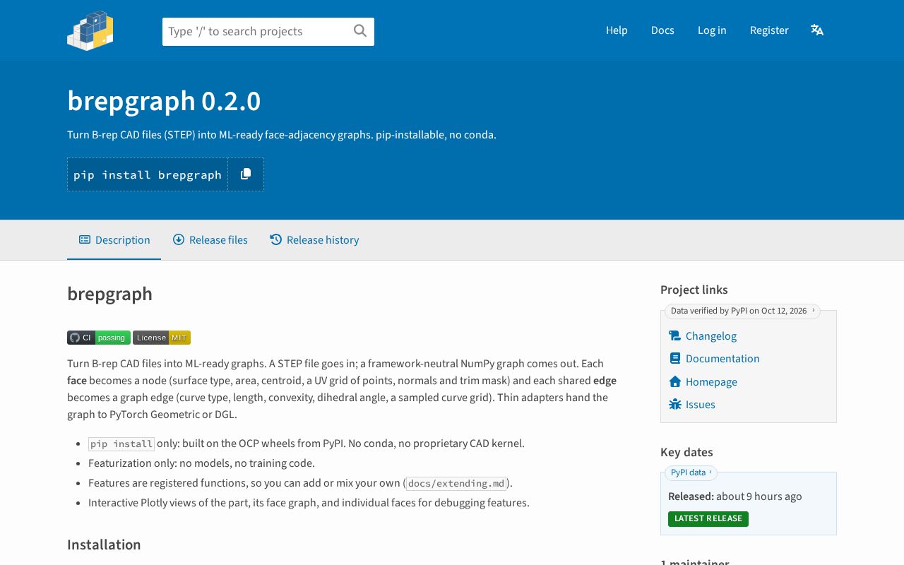 Preview of Brepgraph