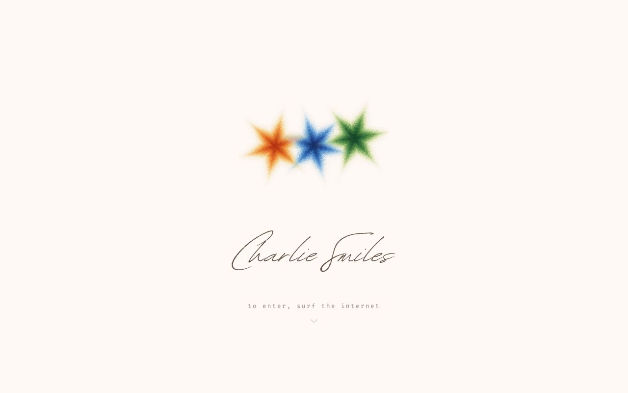 Preview of Charlie Smiles Site