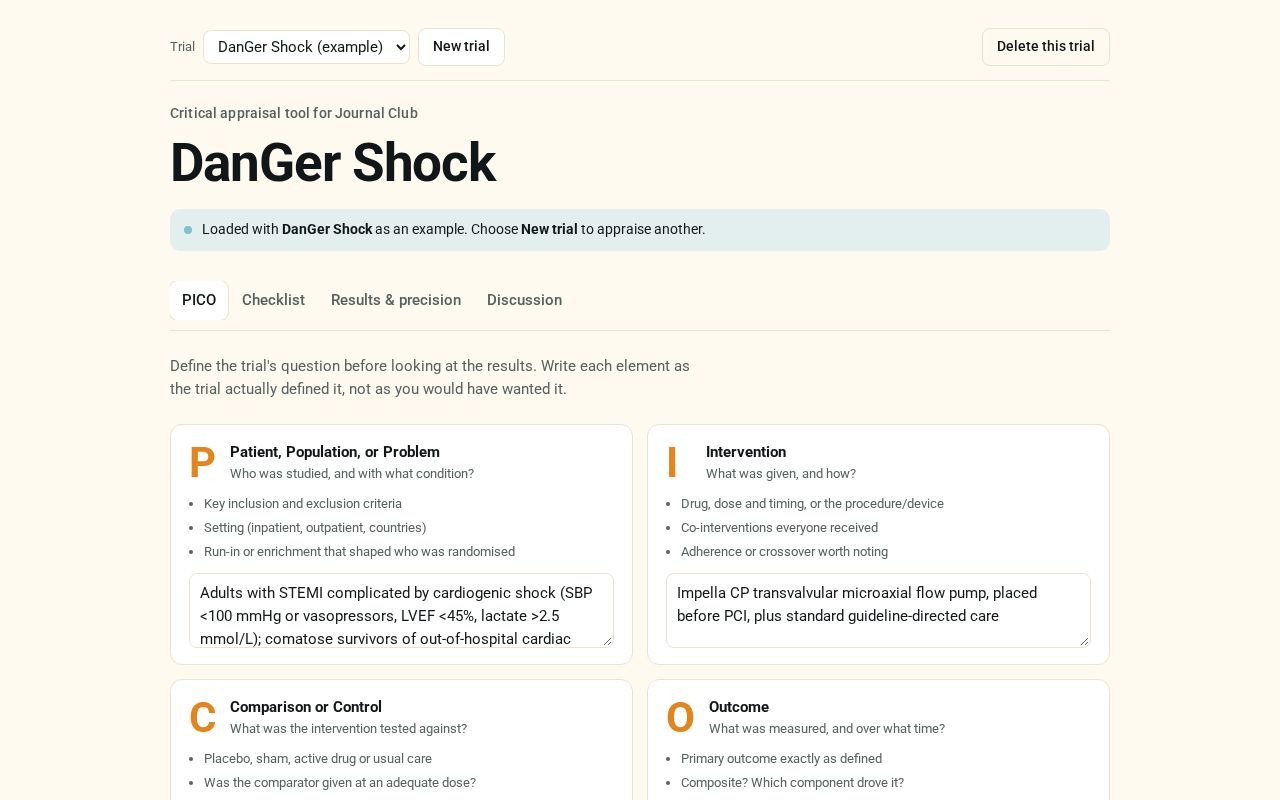 Preview of Critical Appraisal Tool