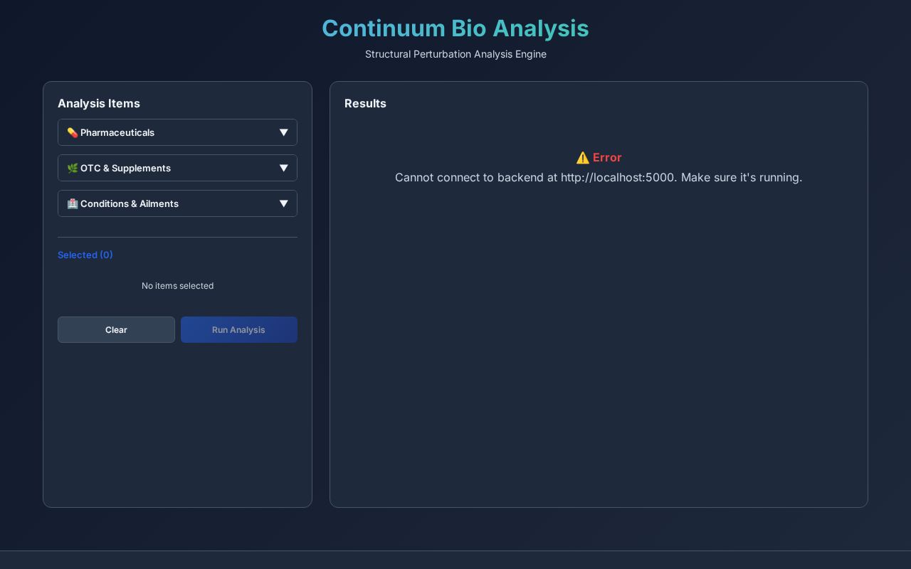 Preview of Continuum Bio Analysis