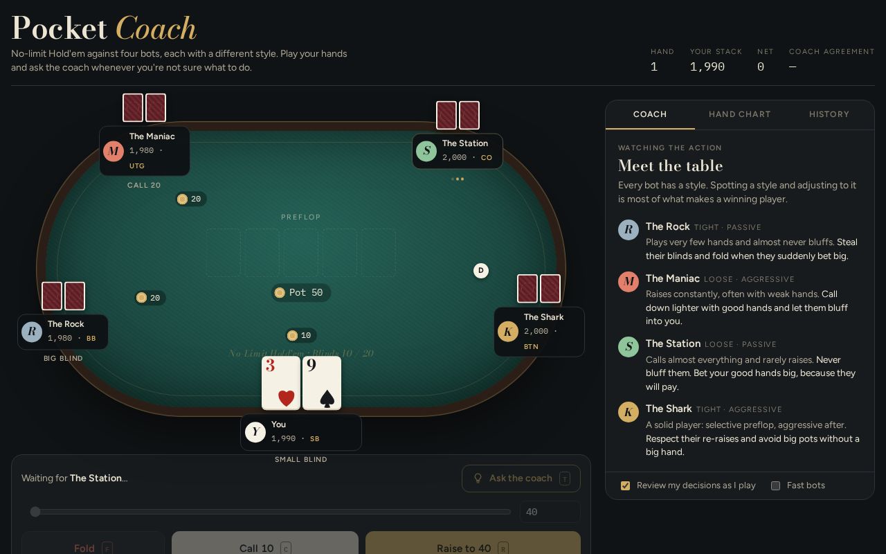 Preview of Pocket Coach