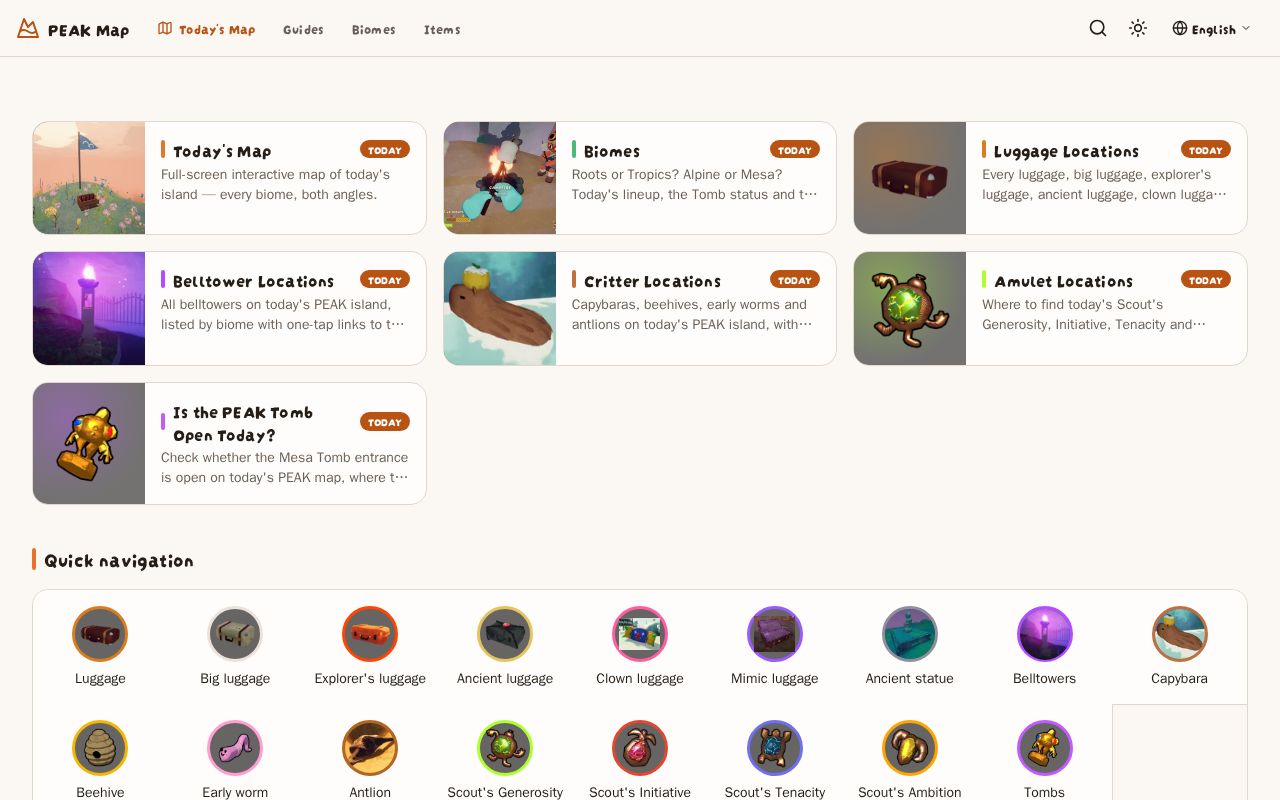 Preview of Peak Map Tools