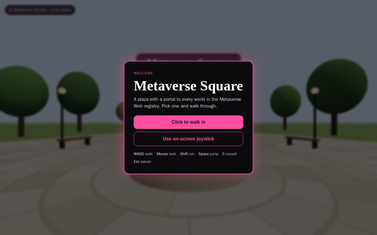 Preview of Metaverse Square