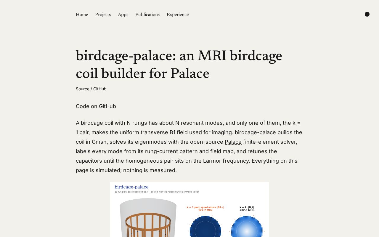 Preview of Birdcage Palace