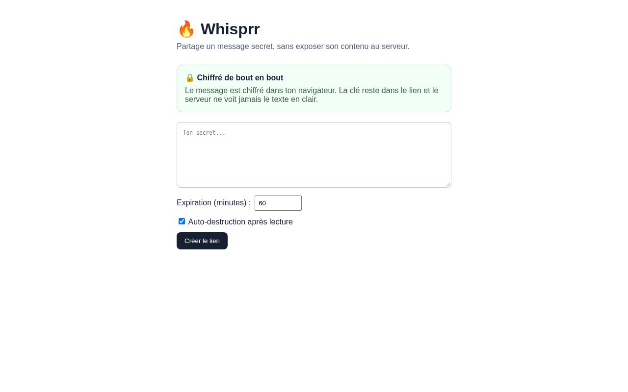 Preview of Whisprr