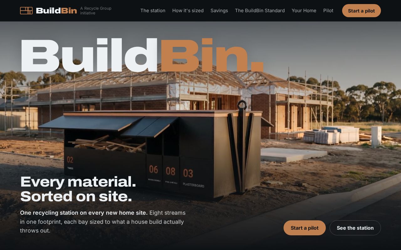 Preview of Buildbin Com Au