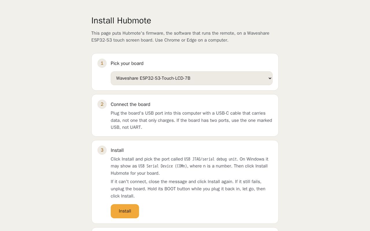 Preview of Hubmote
