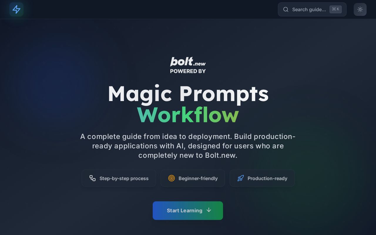 Preview of Magic Prompts Workflow