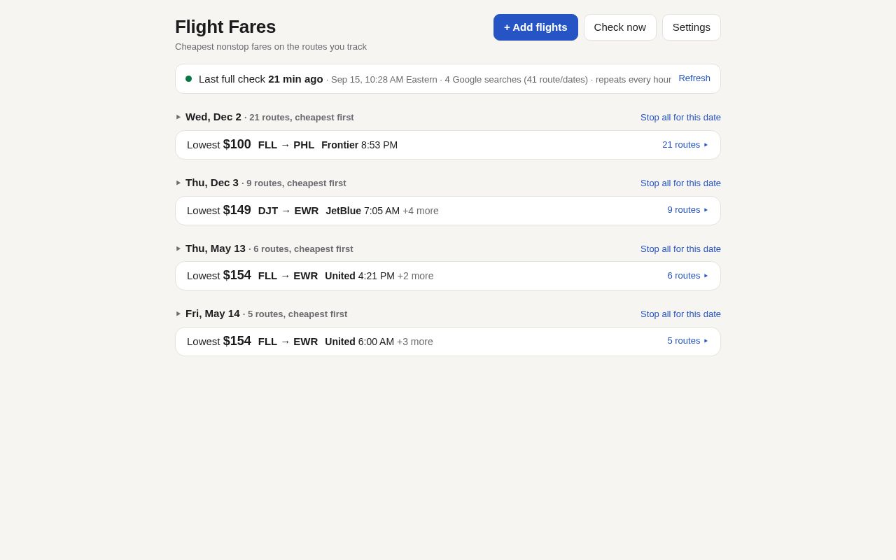 Preview of Flight Tracker
