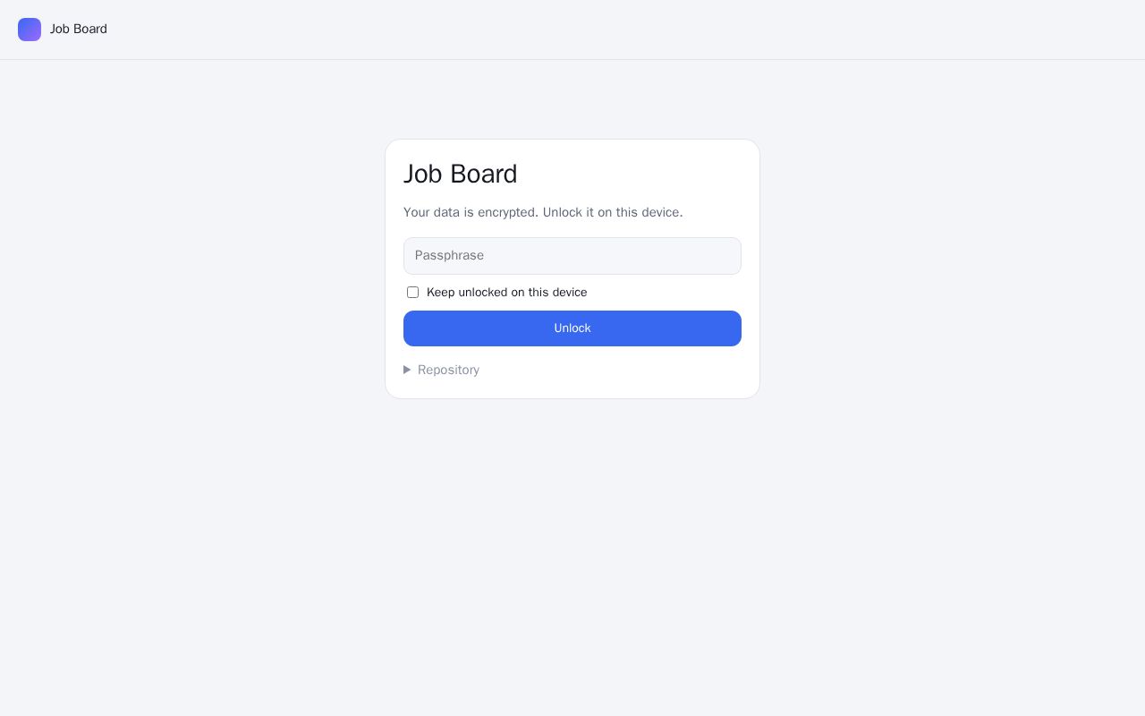 Preview of Job Board