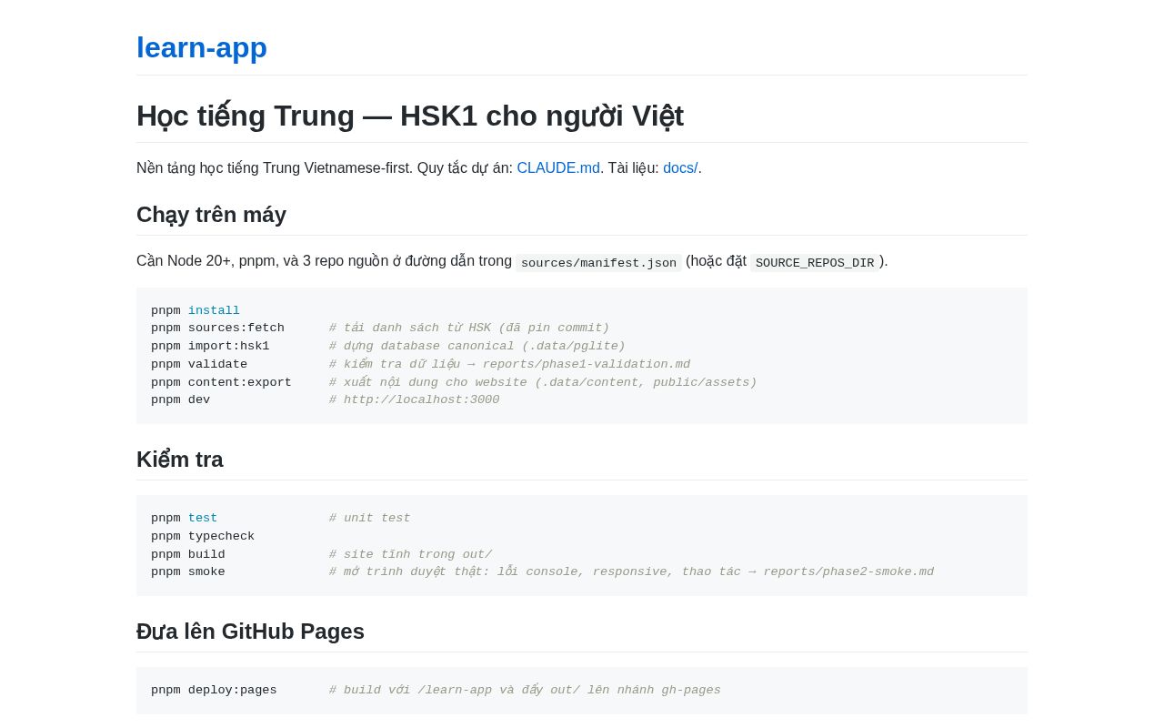 Preview of Learn App