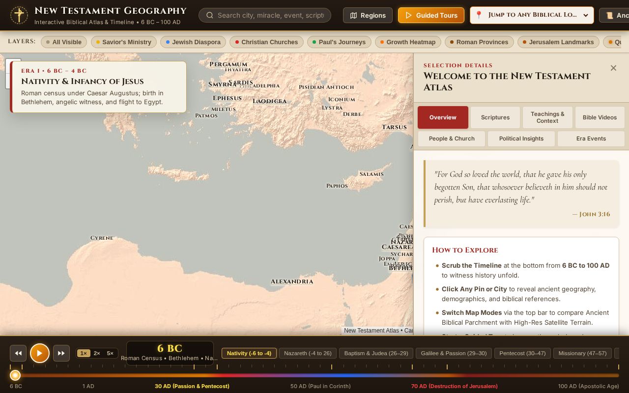 Preview of New Testament Geography