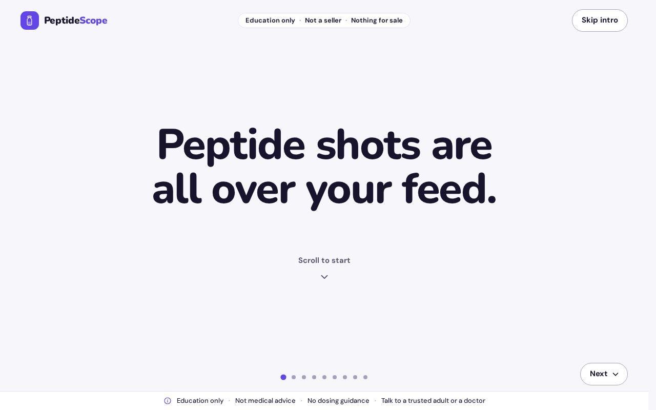 Preview of Peptidescope
