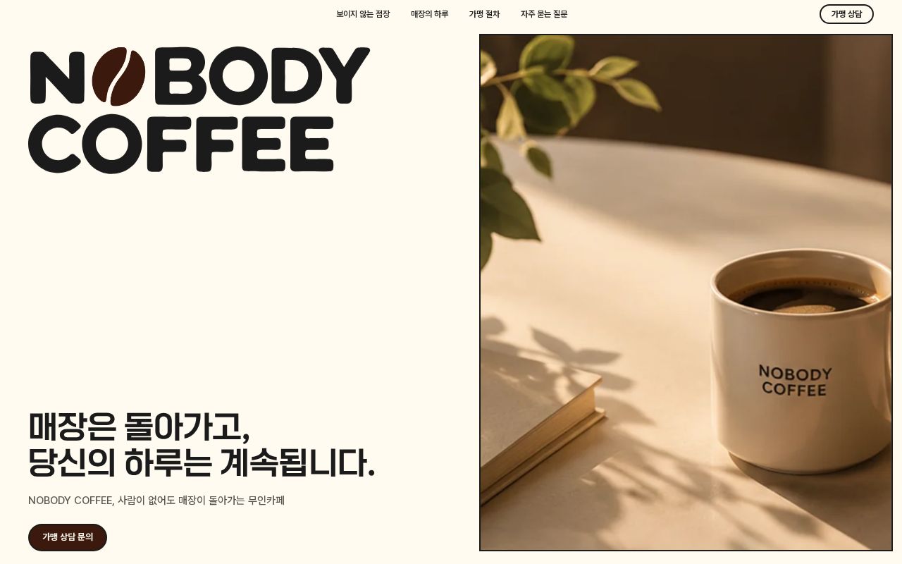 Preview of NOBODY COFFEE