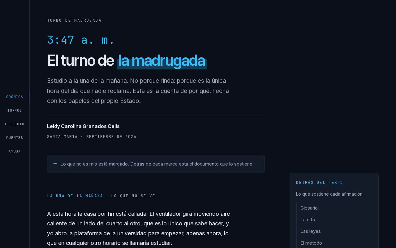 Preview of Turno De Madrugada