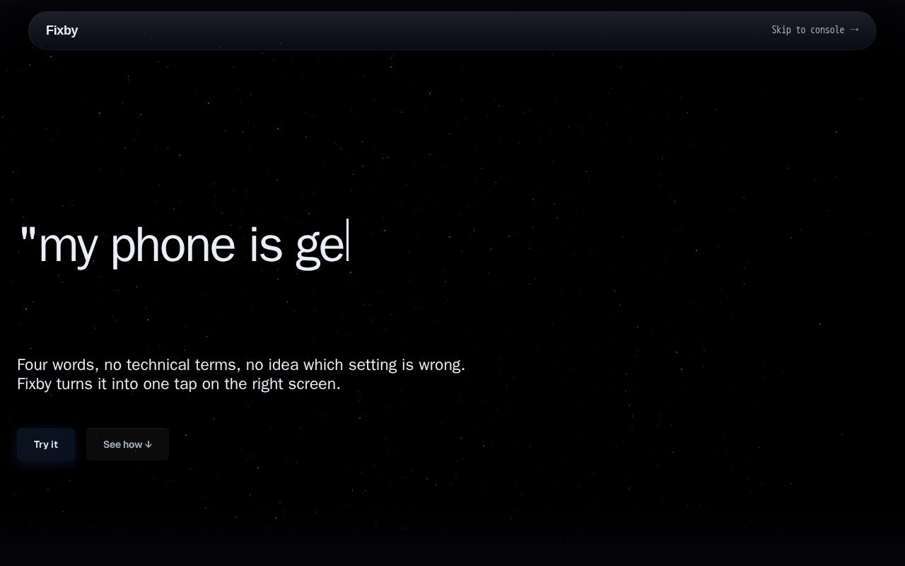 Preview of Fixby Galaxy Engine