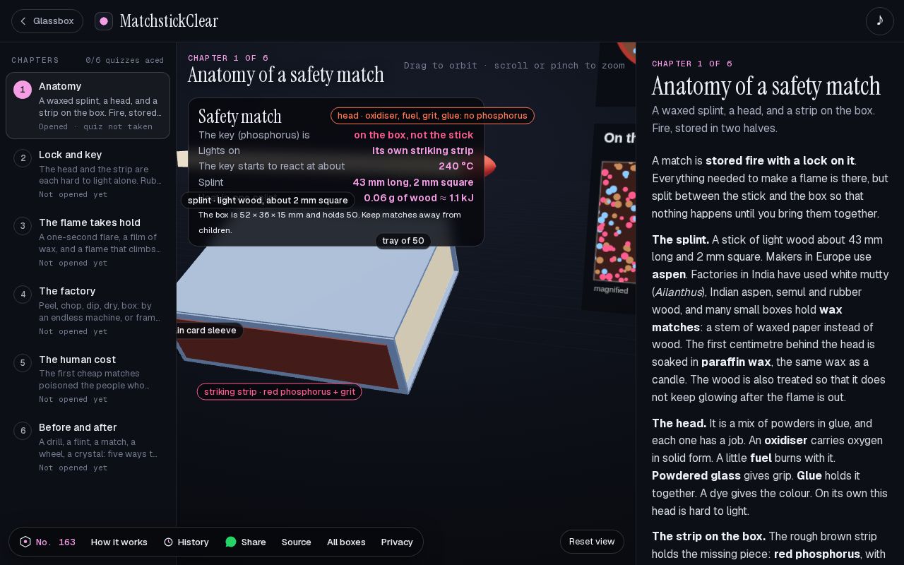 Preview of Anatomy of a safety match