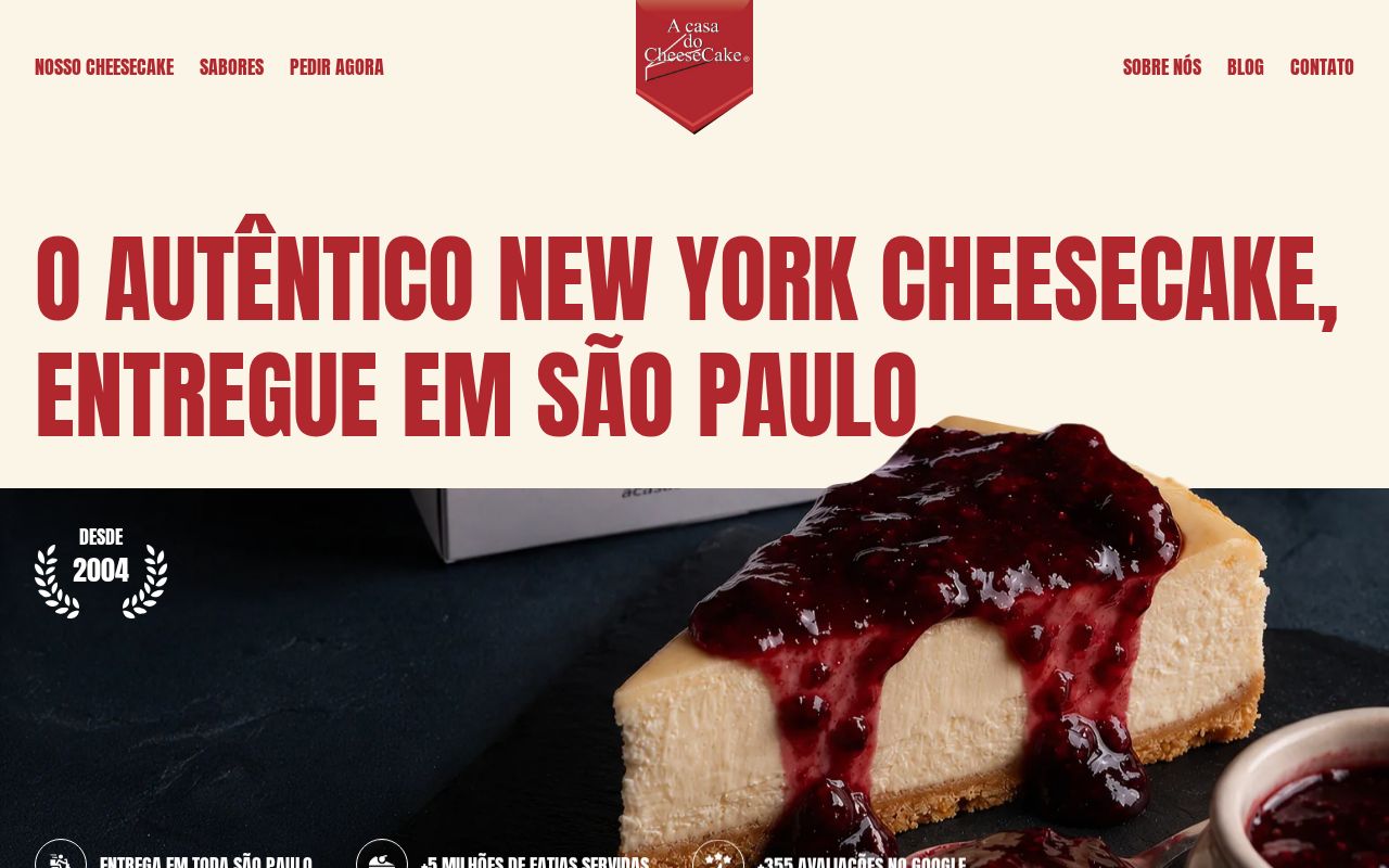 Preview of A Casa do Cheesecake