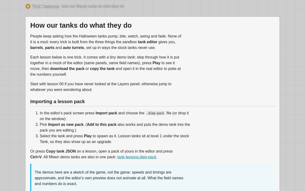 Preview of Diep Tank Lessons