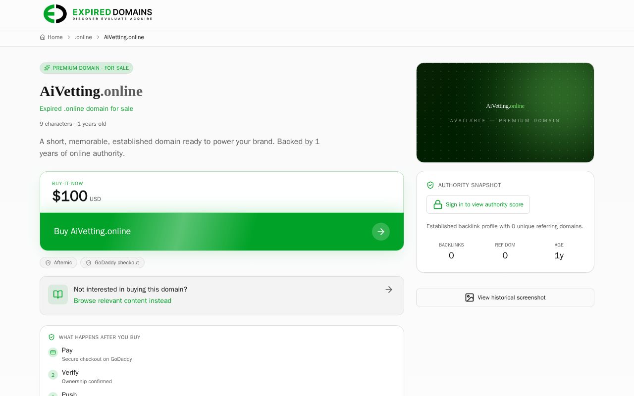 Preview of VeriCore - The AI Vetting app.
