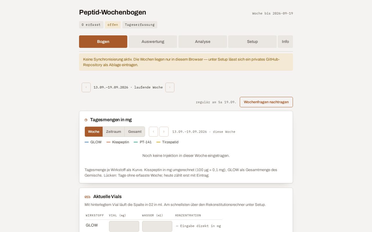 Preview of Peptid Wochenbogen