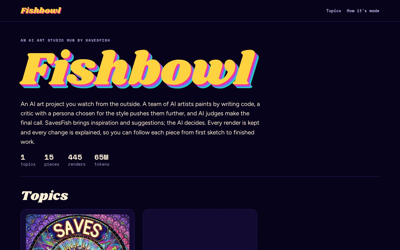 Preview of Fishbowl Site