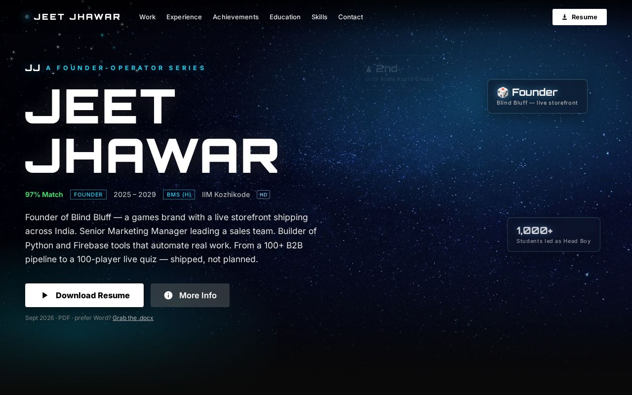 Preview of Jeetjhawar Github Io