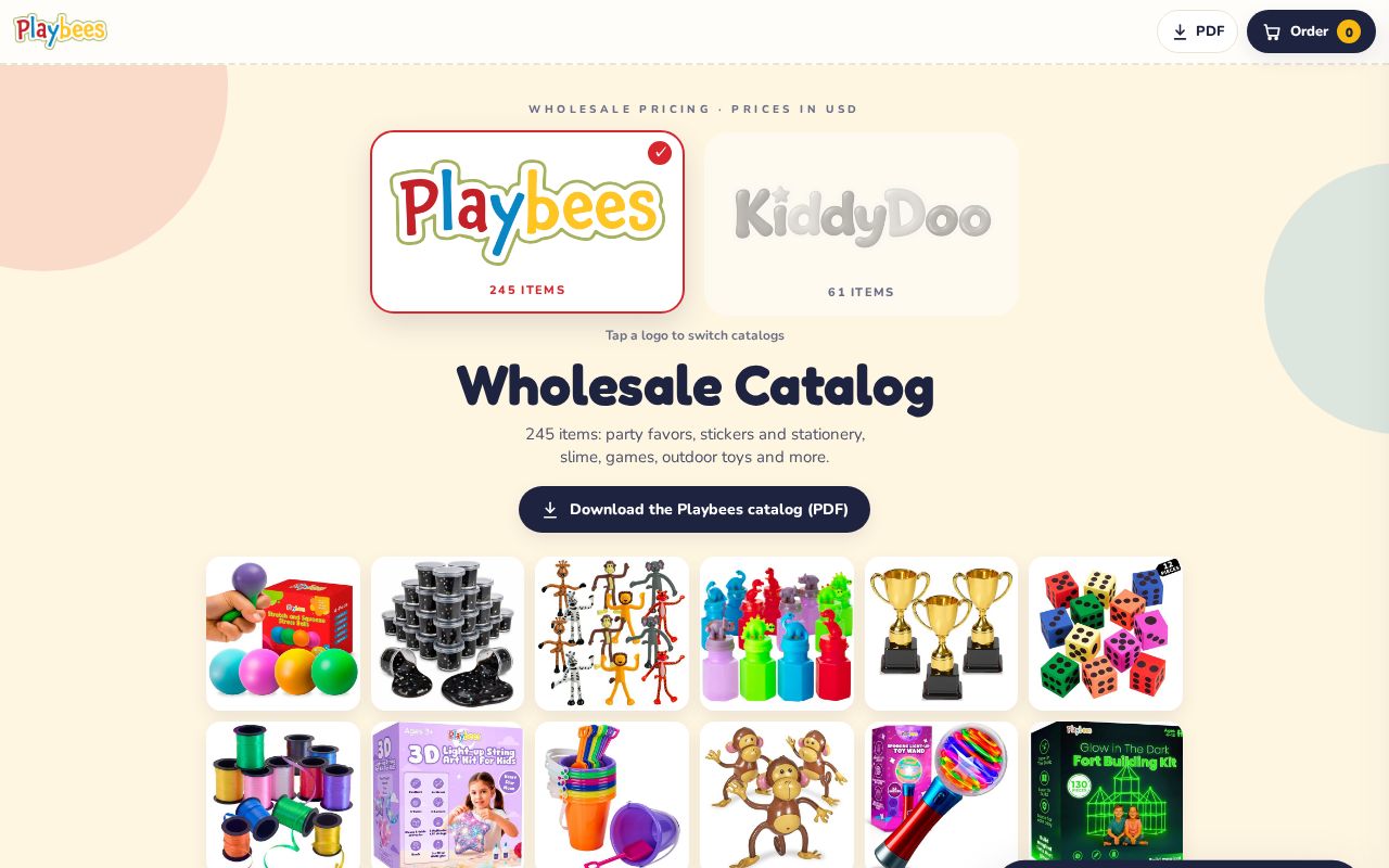 Preview of Playbees & KiddyDoo Wholesale Catalog