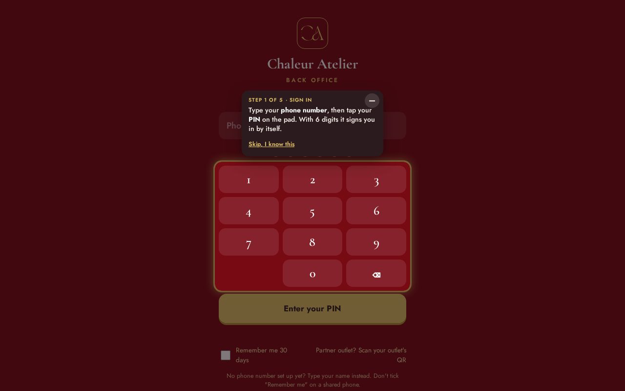 Preview of Chaleur App