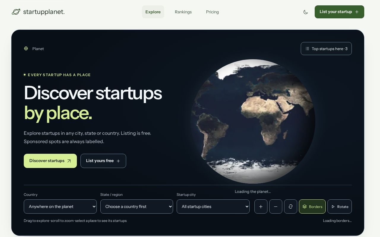 Preview of Startup Planet