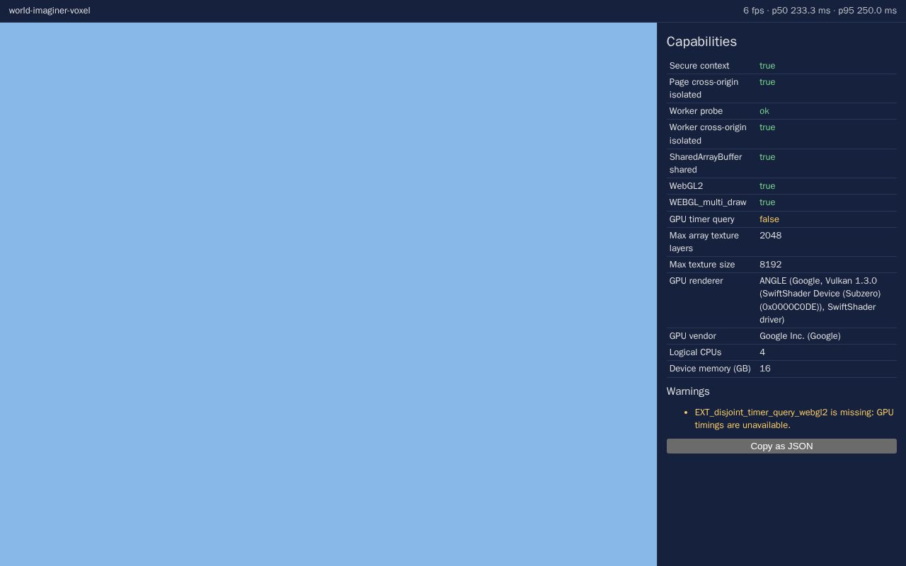 Preview of World Imaginer Voxel