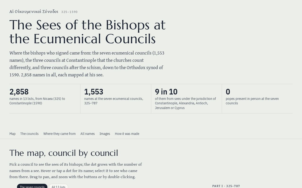 Preview of Ecumenical Councils